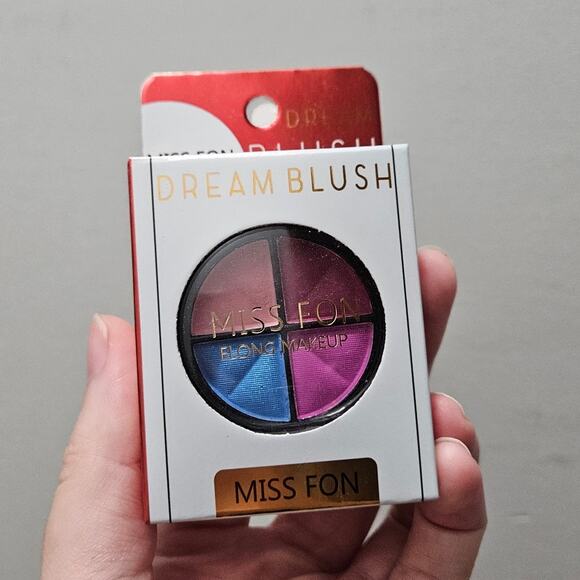 Miss Fon Eyeshadow Palette Dream Blush EY20 ~ Asian Beauty ~ Blue Peach Pink - Picture 8 of 10